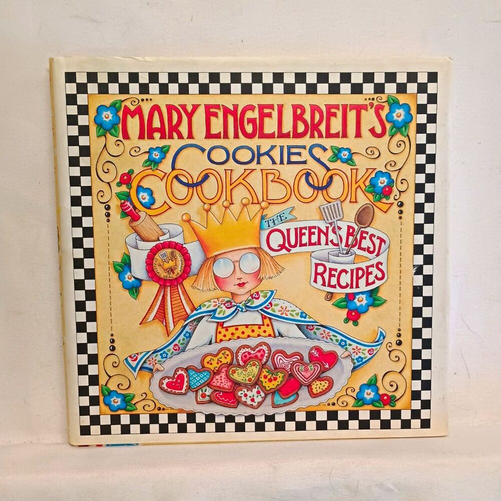 Mary Engelbreit's Cookies Cookbook 1998 Hardcover Queen's Best Recipes